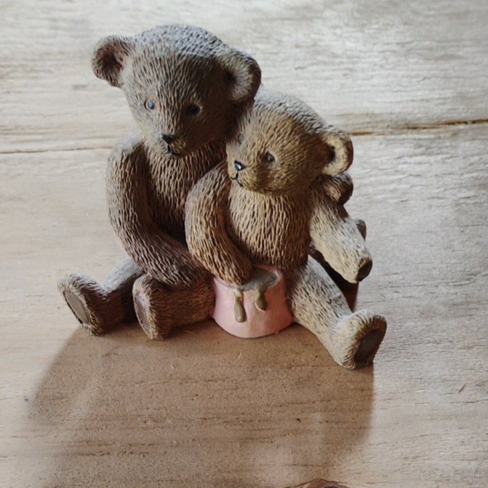 Adorable Brown Bear Figurine